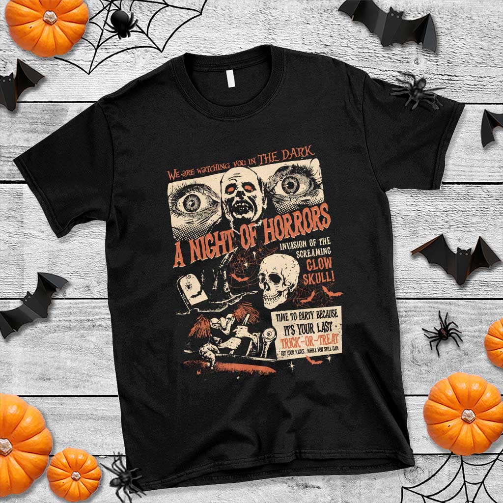 halloween-t-shirt-vintage-horror-movies-poster-skull-witch-grave-zombie