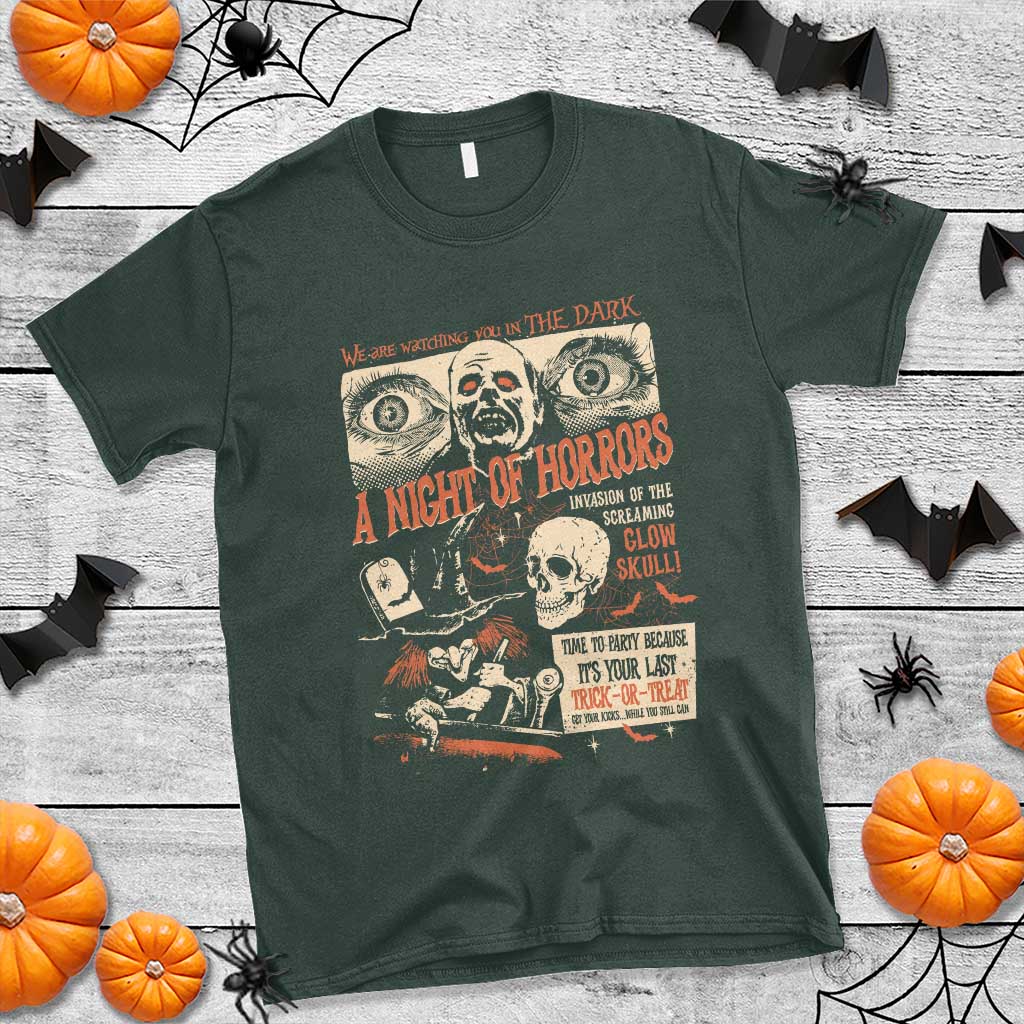 halloween-t-shirt-vintage-horror-movies-poster-skull-witch-grave-zombie