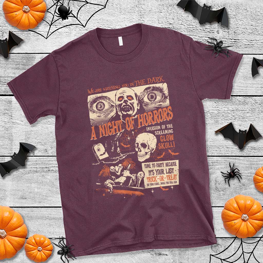 halloween-t-shirt-vintage-horror-movies-poster-skull-witch-grave-zombie