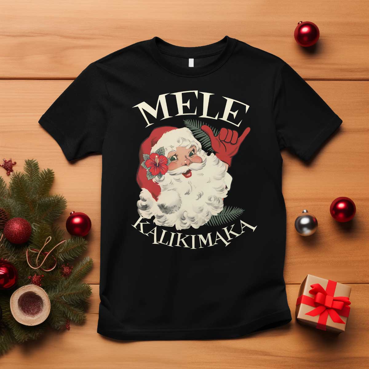 christmas-in-hawaii-t-shirt-mele-kalikimaka-retro-santa-shaka-aloha-xmas