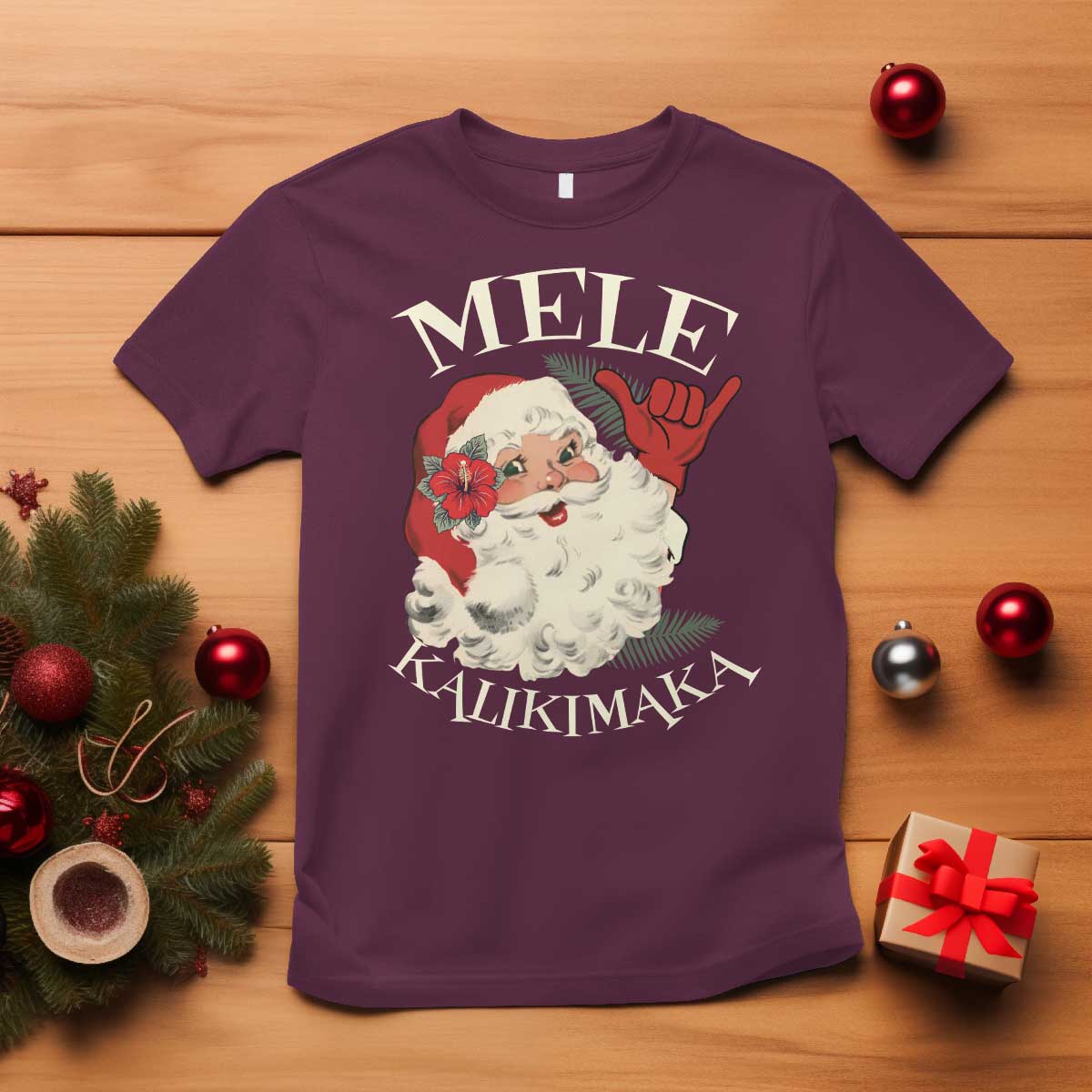 christmas-in-hawaii-t-shirt-mele-kalikimaka-retro-santa-shaka-aloha-xmas