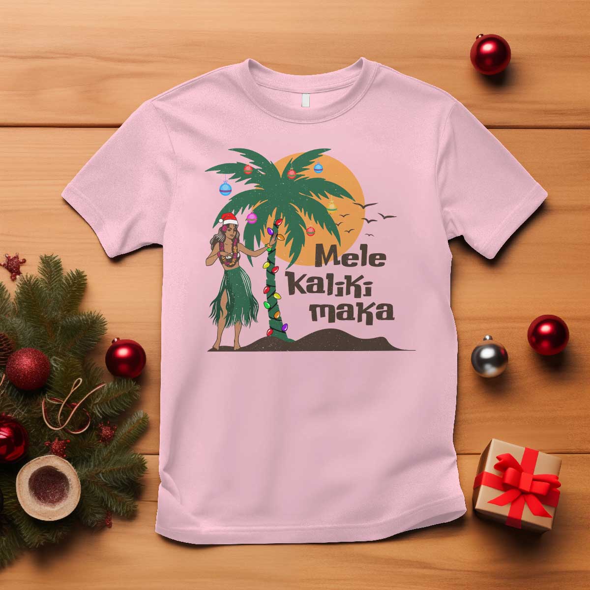 christmas-in-hawaii-t-shirt-mele-kalikimaka-retro-hula-girls-santa-hat-xmas