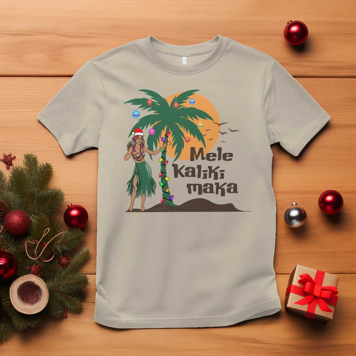 christmas-in-hawaii-t-shirt-mele-kalikimaka-retro-hula-girls-santa-hat-xmas
