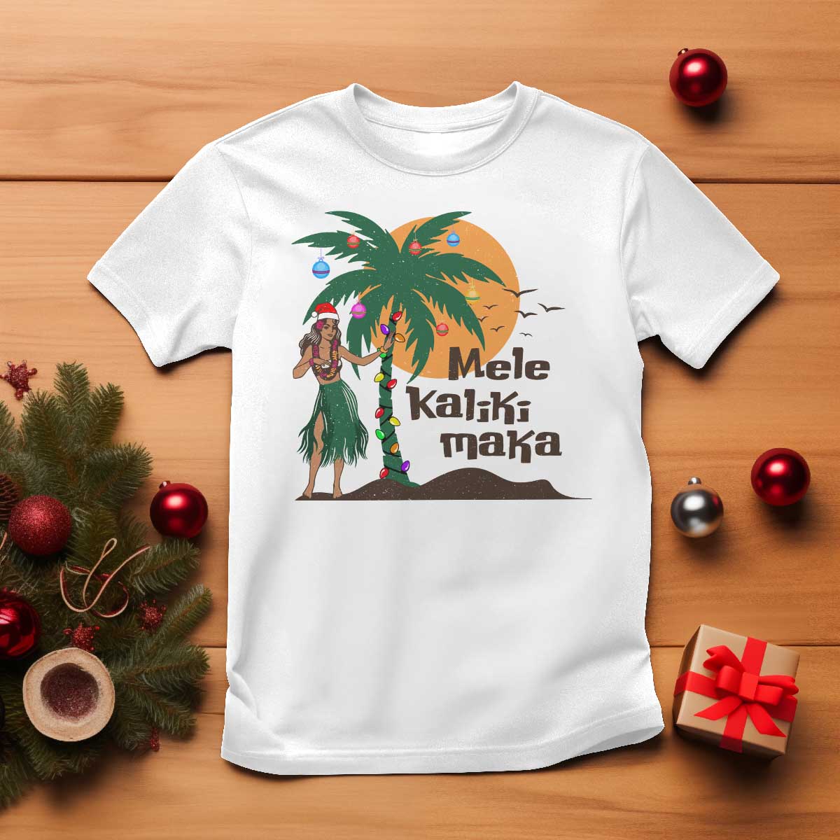 christmas-in-hawaii-t-shirt-mele-kalikimaka-retro-hula-girls-santa-hat-xmas