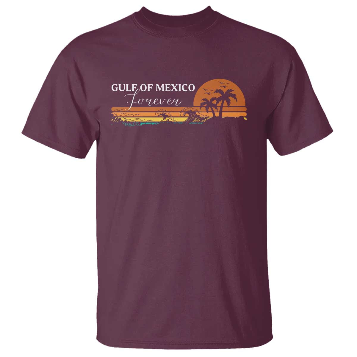 gulf-of-mexico-forever-t-shirt-beach-palm-treen-vintage-retro