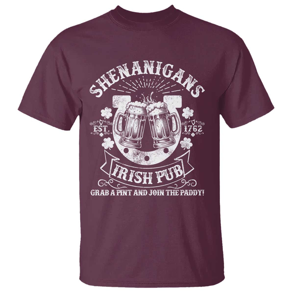 funny-shenanigans-irish-pub-grab-a-pint-and-join-the-paddy-t-shirt-irish-beer
