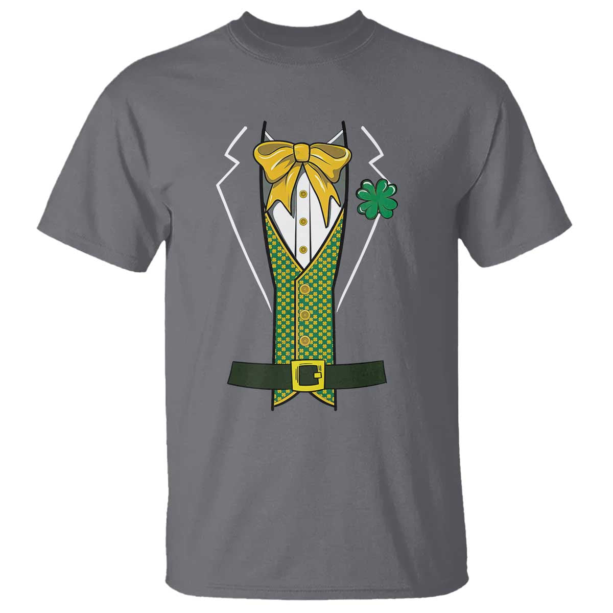 funny-st-patricks-day-leprechaun-cosplay-tuxedo-t-shirt