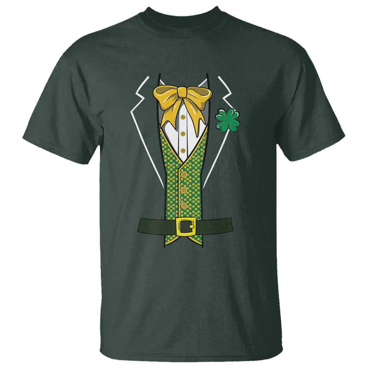 funny-st-patricks-day-leprechaun-cosplay-tuxedo-t-shirt