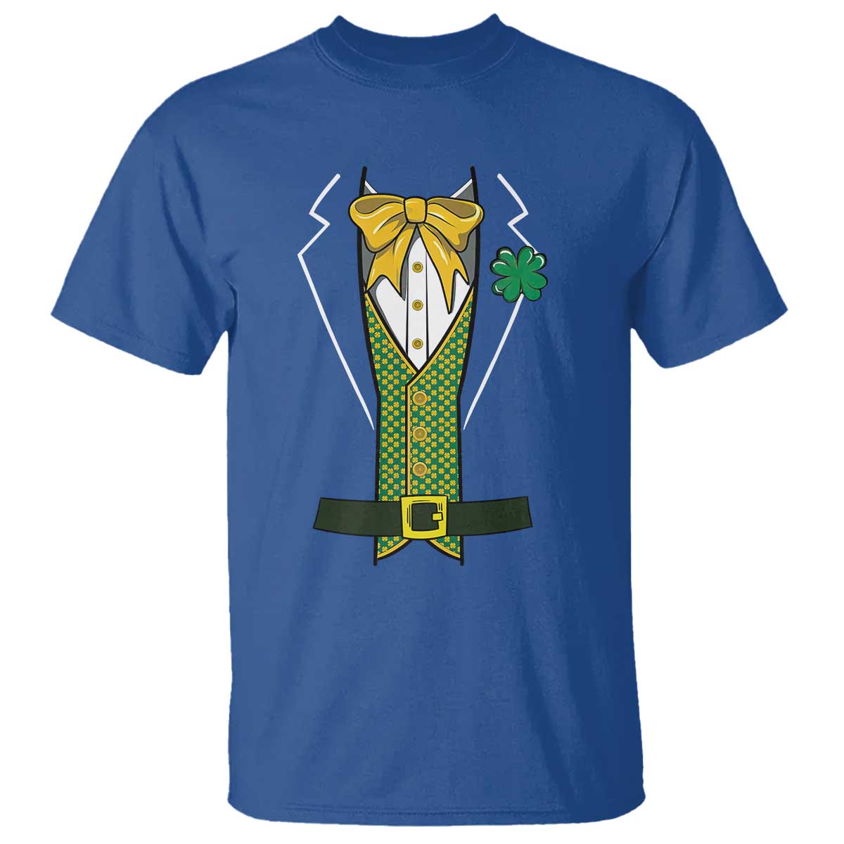 funny-st-patricks-day-leprechaun-cosplay-tuxedo-t-shirt