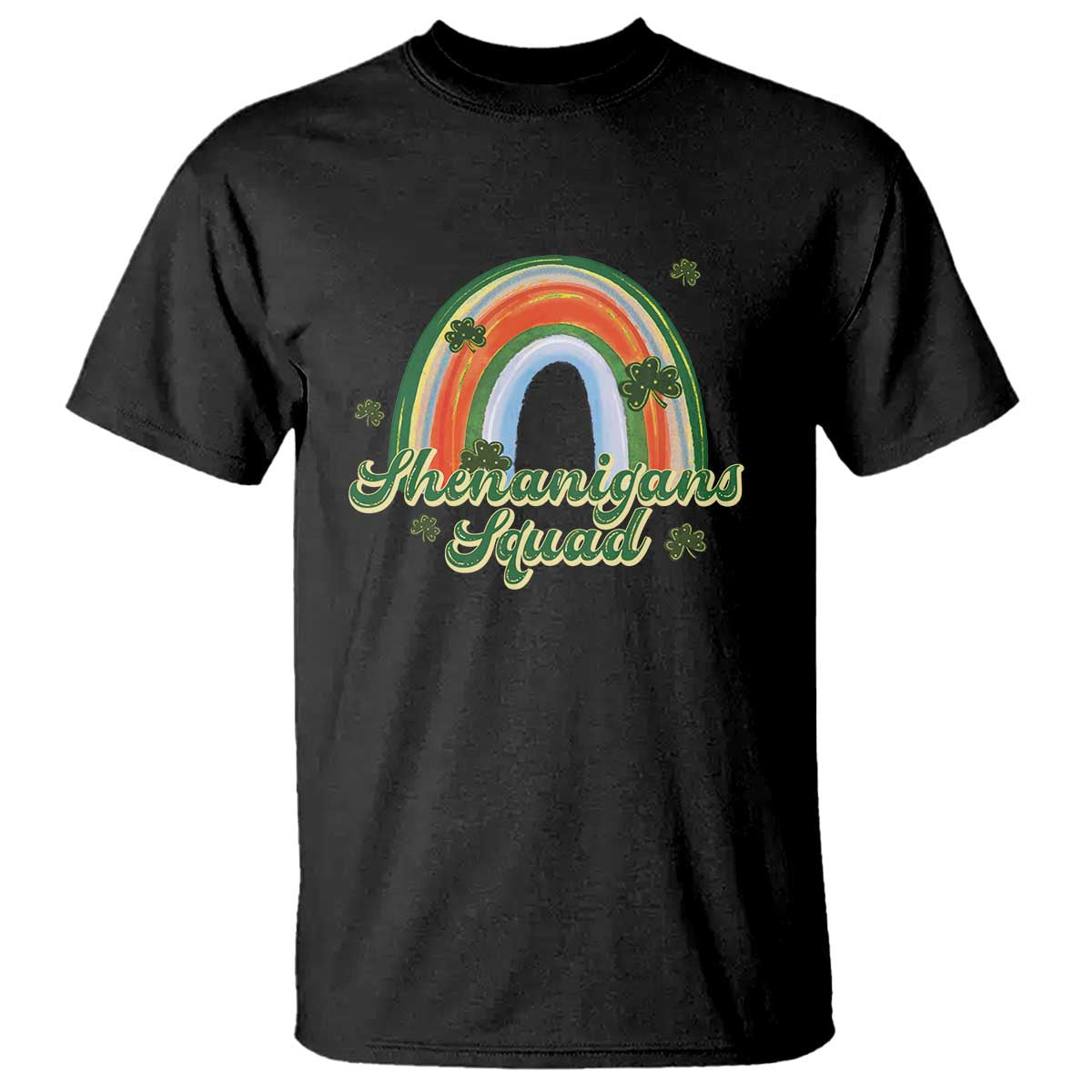 funny-st-patricks-day-shenanigans-squad-t-shirt-rainbow-shamrock