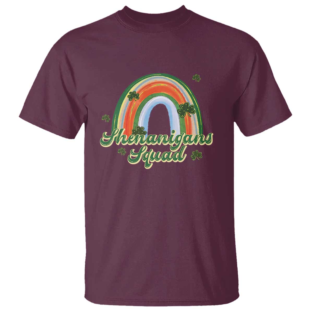 funny-st-patricks-day-shenanigans-squad-t-shirt-rainbow-shamrock
