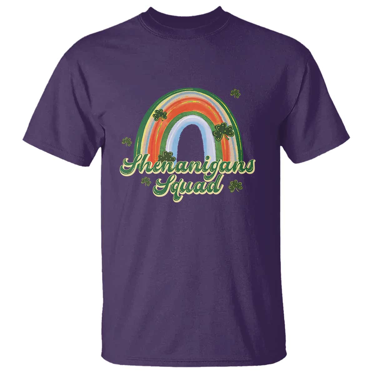 funny-st-patricks-day-shenanigans-squad-t-shirt-rainbow-shamrock
