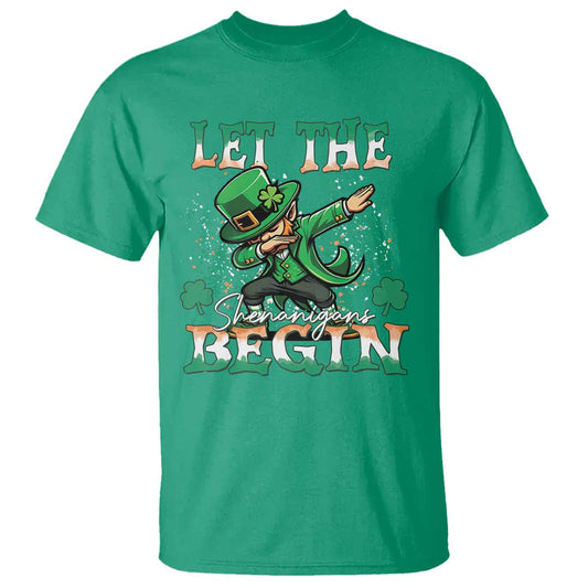 funny-let-the-shenanigans-begin-t-shirt-dabbing-leprechaun-st-patricks-day