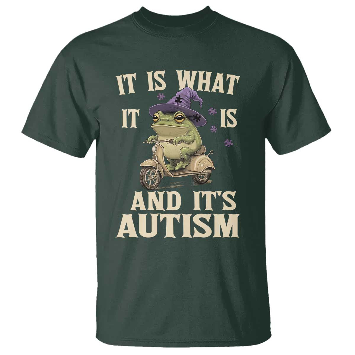 Funny It Is What It Is And It's Autism T Shirt Meme Autism Support Frog