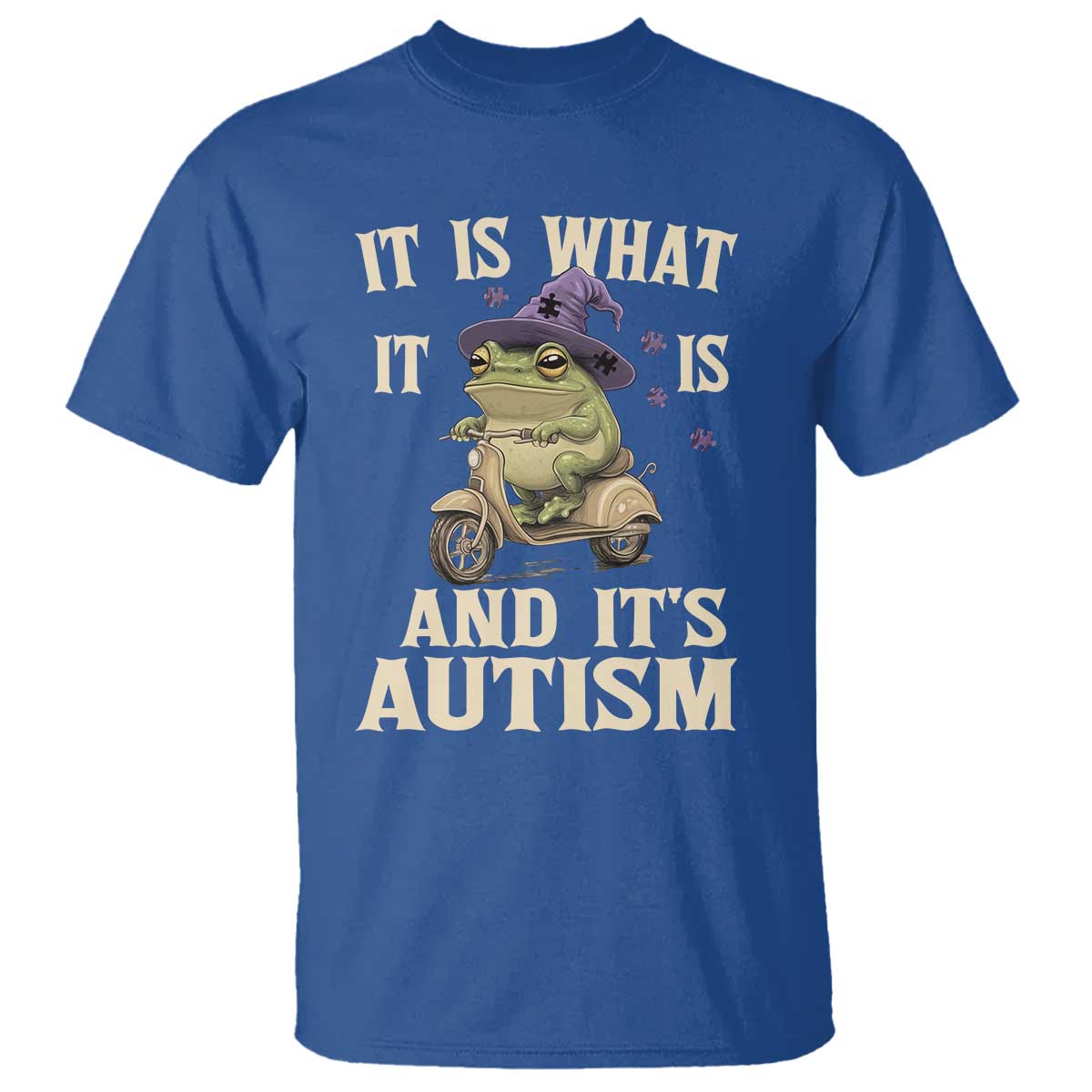 Funny It Is What It Is And It's Autism T Shirt Meme Autism Support Frog