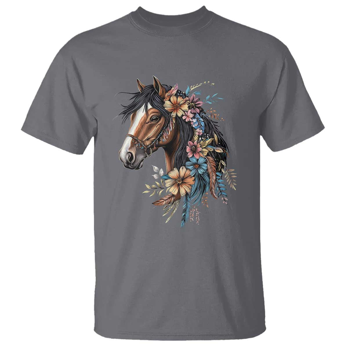 floral-wild-horse-country-horse-riding-t-shirt