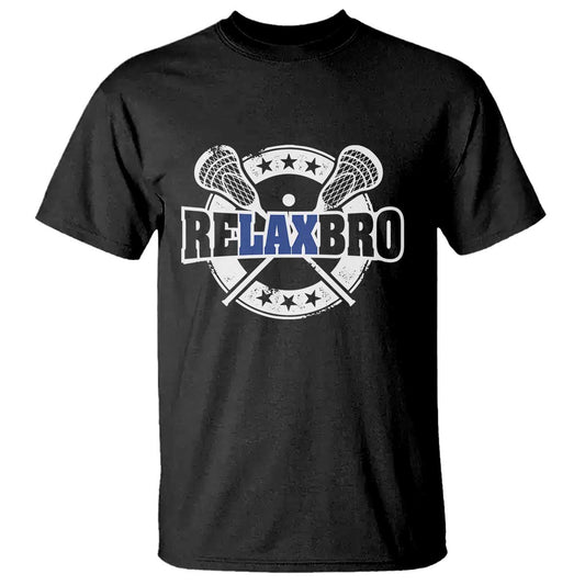 funny-lax-lover-relax-bro-t-shirt-lacrosse-joke