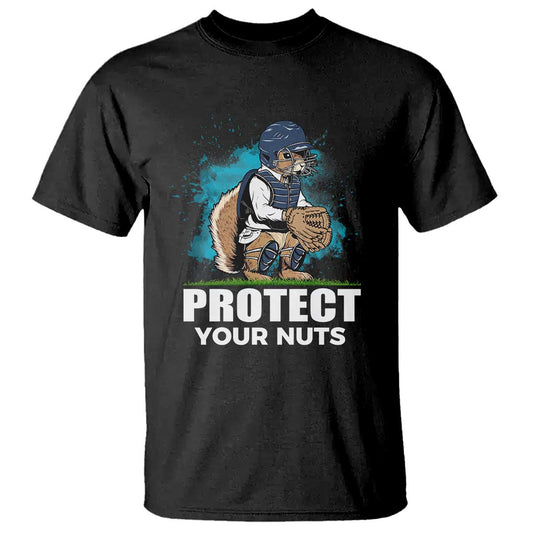funny-baseball-squirrel-t-shirt-protect-your-nuts-catcher