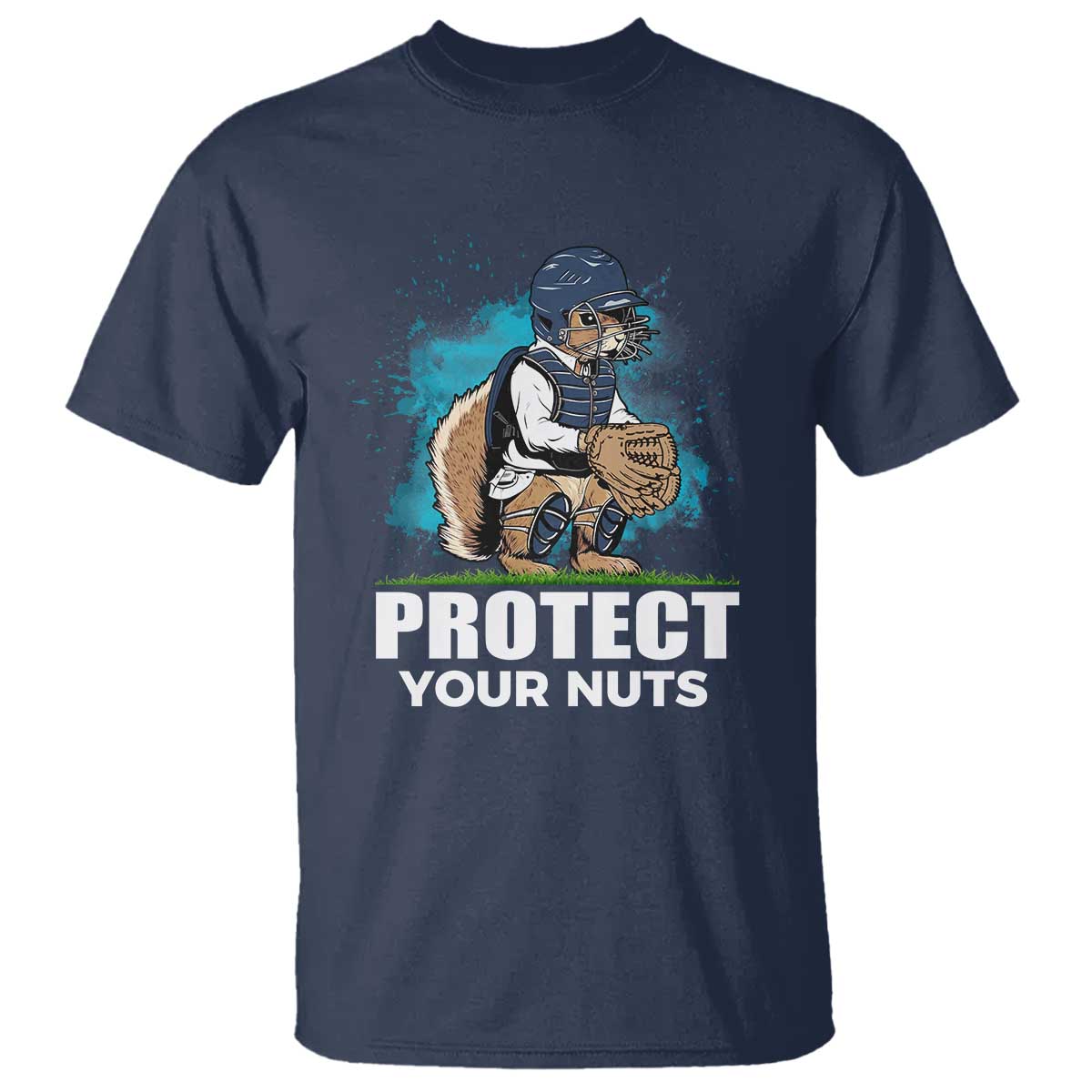 funny-baseball-squirrel-t-shirt-protect-your-nuts-catcher
