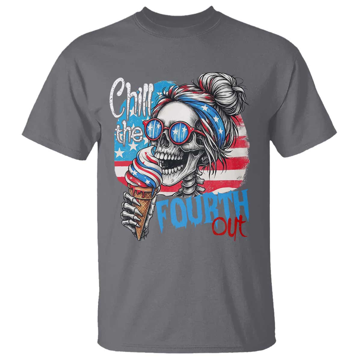 funny-chill-the-fourth-out-4th-of-july-t-shirt-patriotic-skeleton-popsicle-us-flag