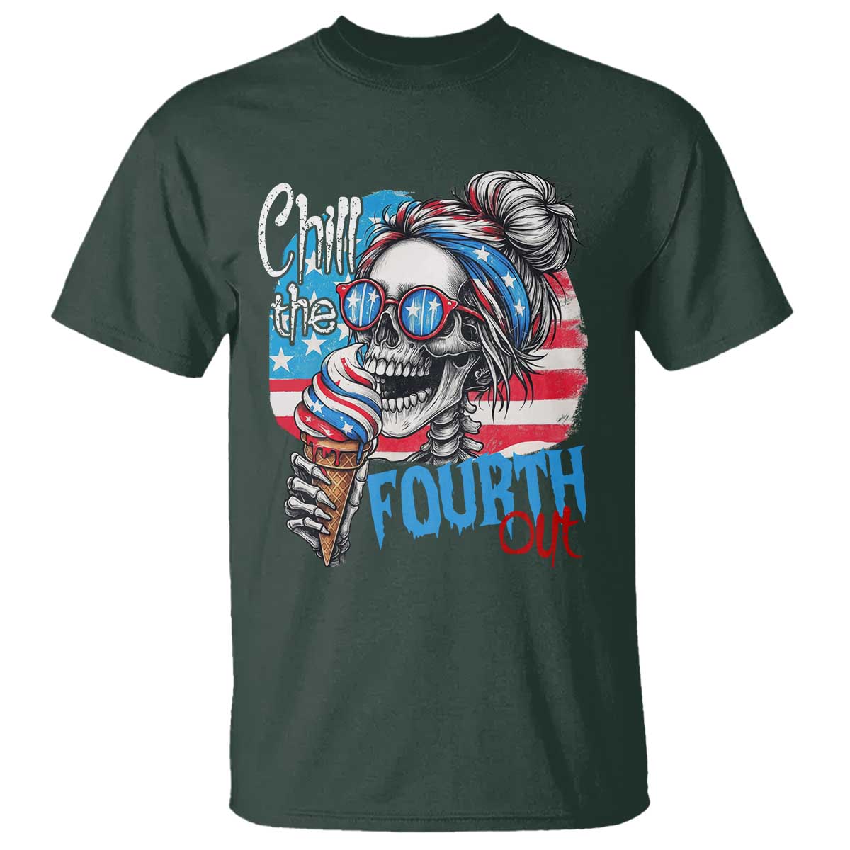 funny-chill-the-fourth-out-4th-of-july-t-shirt-patriotic-skeleton-popsicle-us-flag