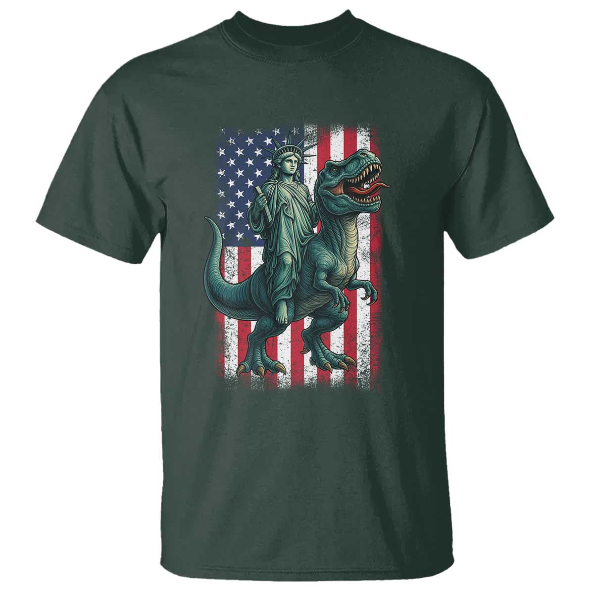 funny-dinosaur-statue-of-liberty-4th-of-july-t-shirt-american-flag