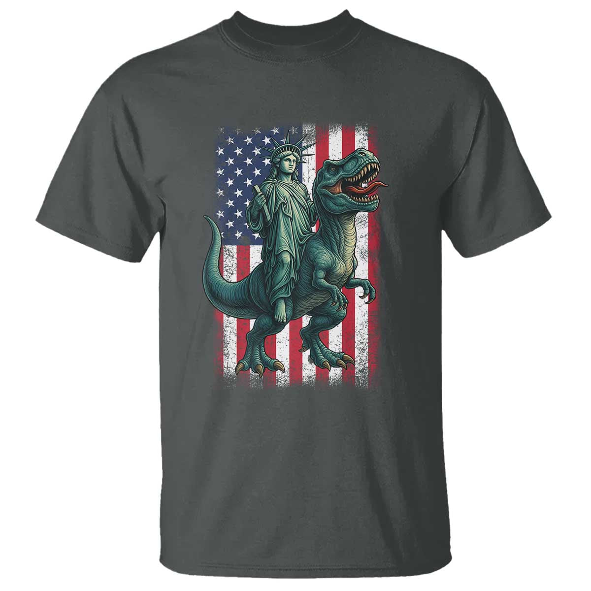 funny-dinosaur-statue-of-liberty-4th-of-july-t-shirt-american-flag