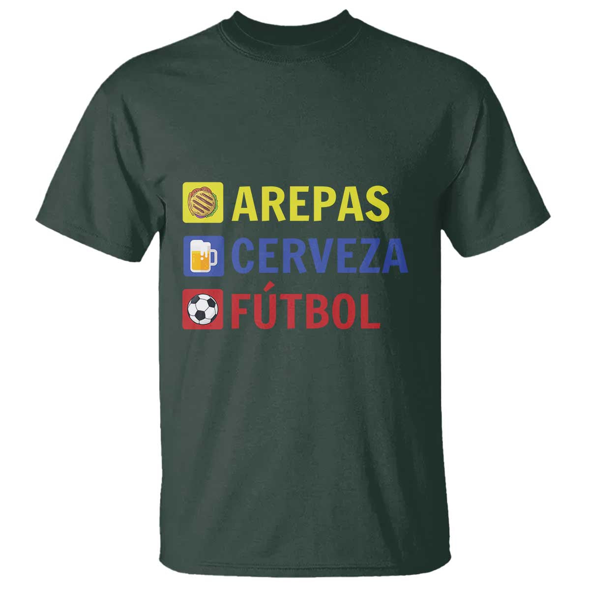 arepas-cerveza-futbol-t-shirt-colombian-slang-colombia-flag