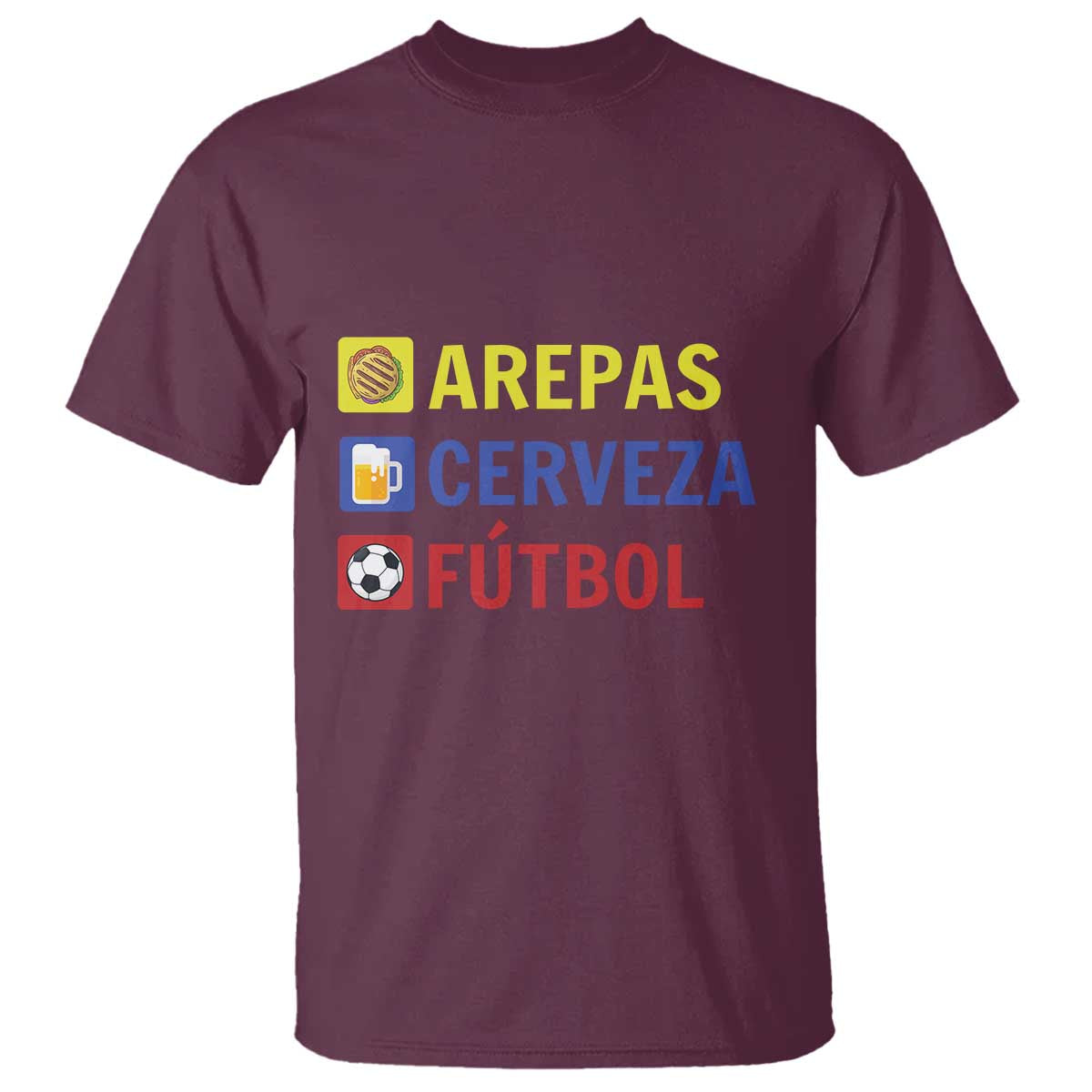 arepas-cerveza-futbol-t-shirt-colombian-slang-colombia-flag