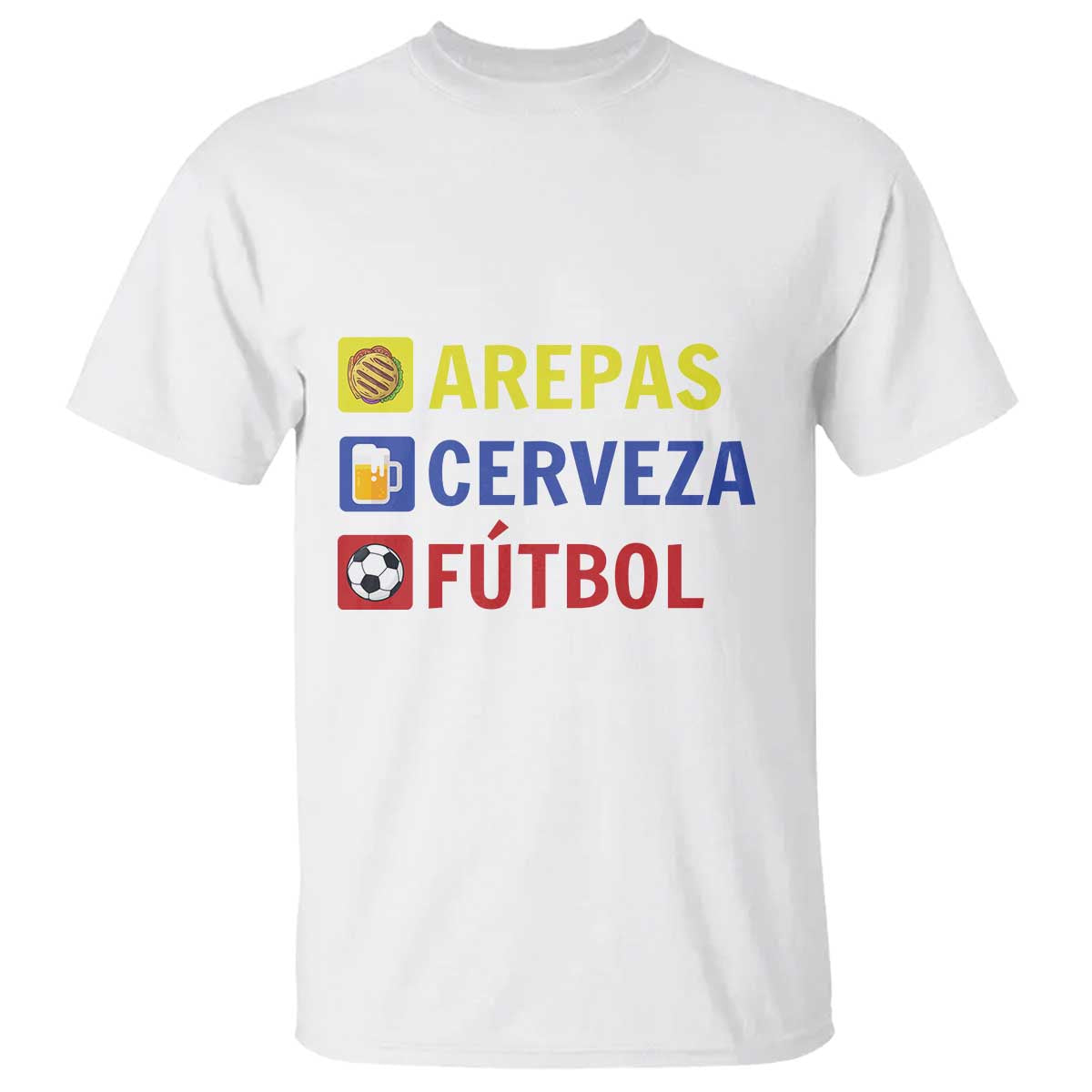 arepas-cerveza-futbol-t-shirt-colombian-slang-colombia-flag