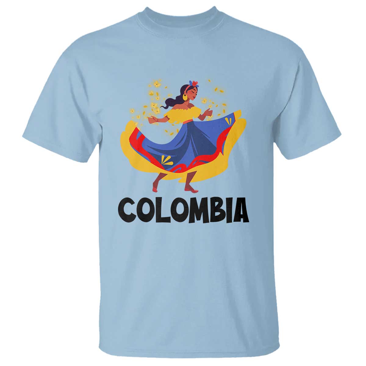 colombianas-t-shirt-colombia-cumbia-butterfly-flag-roots