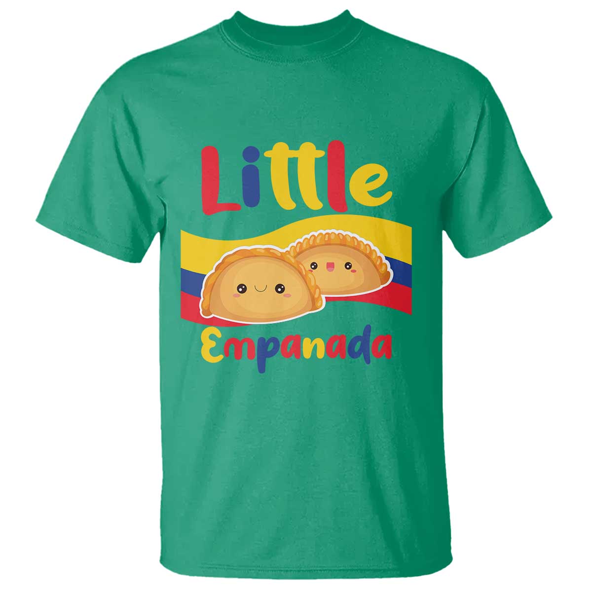 funny-colombia-food-t-shirt-little-empanada-colombian-flag