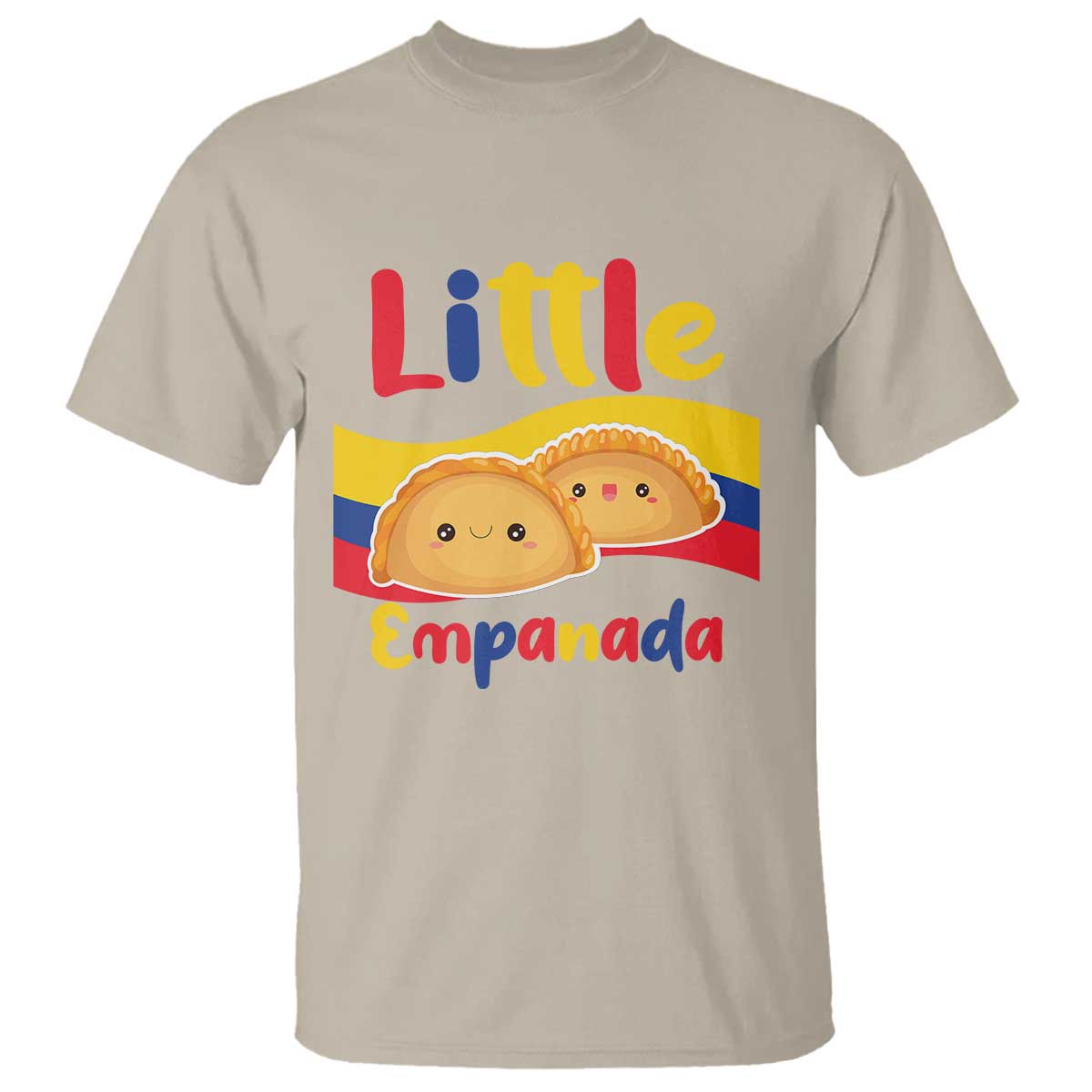 funny-colombia-food-t-shirt-little-empanada-colombian-flag