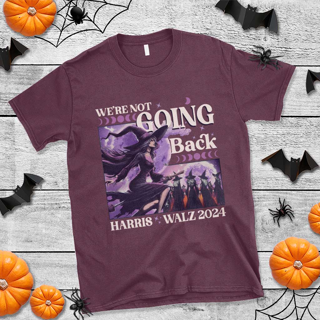 harris-walz-2024-halloween-t-shirt-were-not-going-back-witch-childless-cat-ladies-moon