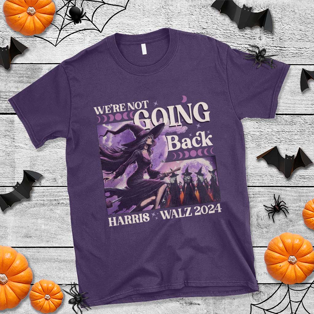 harris-walz-2024-halloween-t-shirt-were-not-going-back-witch-childless-cat-ladies-moon