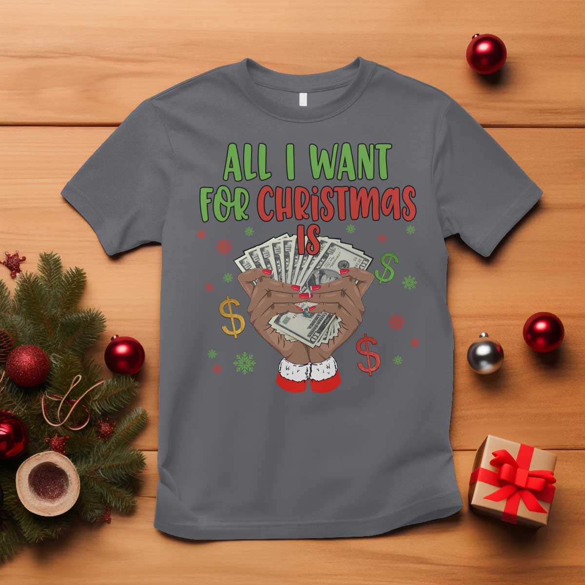 funny-all-i-want-for-christmas-is-money-t-shirt-xmas-melanin-black-african-american-hands