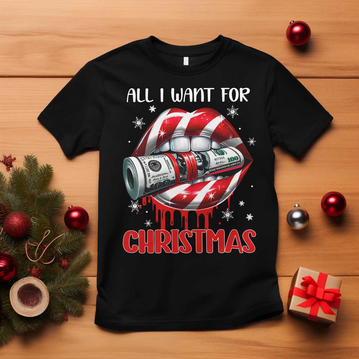 funny-all-i-want-for-christmas-is-money-t-shirt-candy-cane-lips