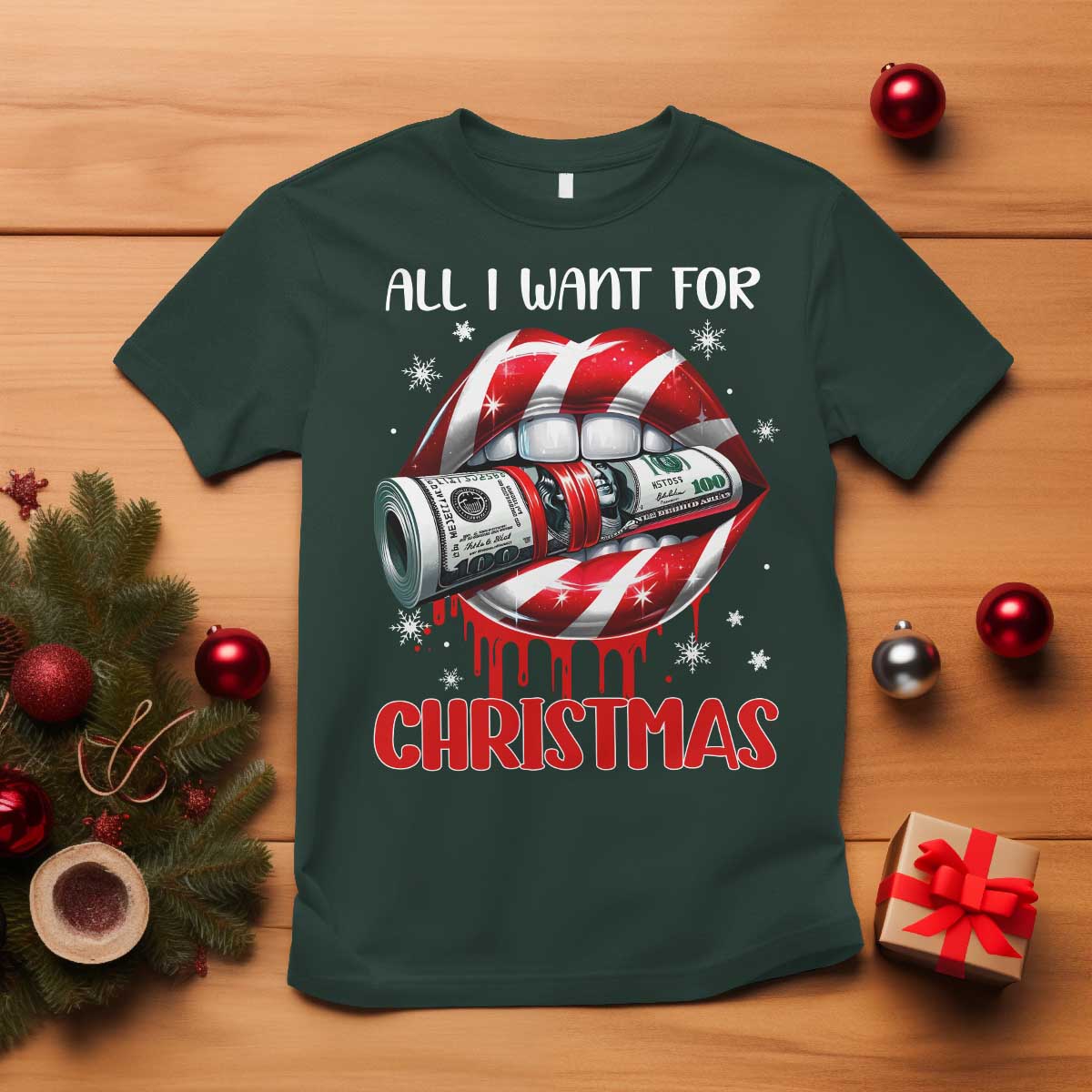 funny-all-i-want-for-christmas-is-money-t-shirt-candy-cane-lips