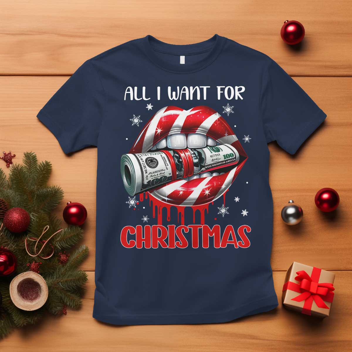 funny-all-i-want-for-christmas-is-money-t-shirt-candy-cane-lips