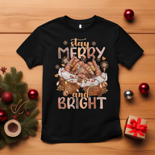 funny-african-american-christmas-t-shirt-stay-merry-and-bright-black-melanin-girl