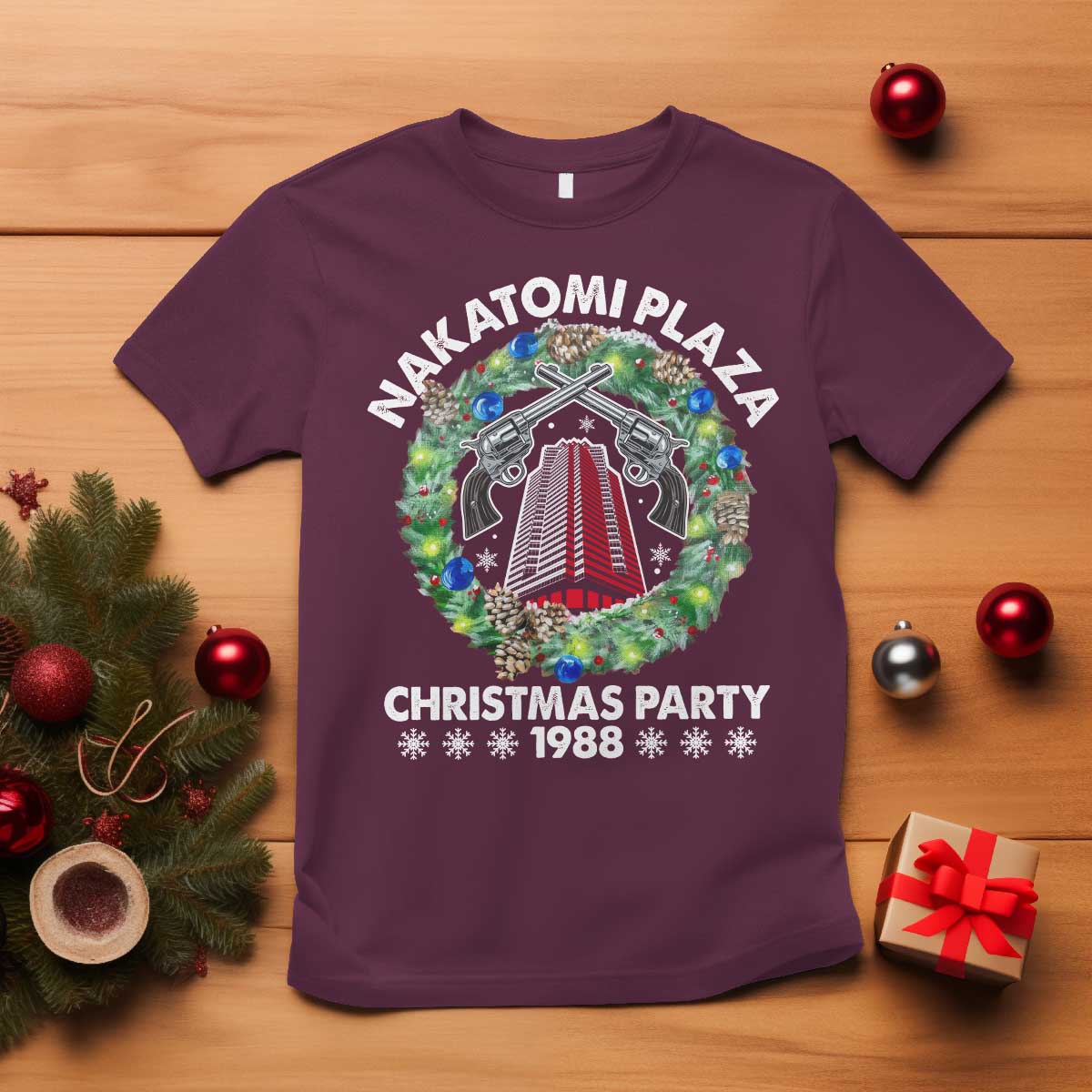 christmas-nakatomi-plaza-t-shirt-christmas-party-1988-xmas-wreath