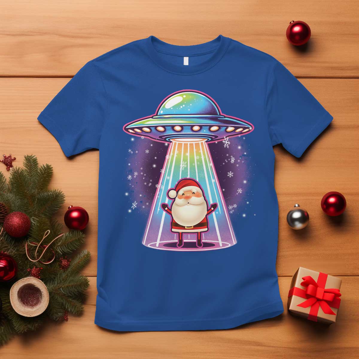 funny-christmas-santa-alien-neon-ufo-t-shirt