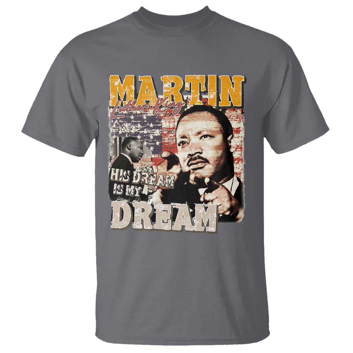 mlk-day-his-dream-is-my-dream-t-shirt-martin-luther-king-vintage-american-flag-black-history-month