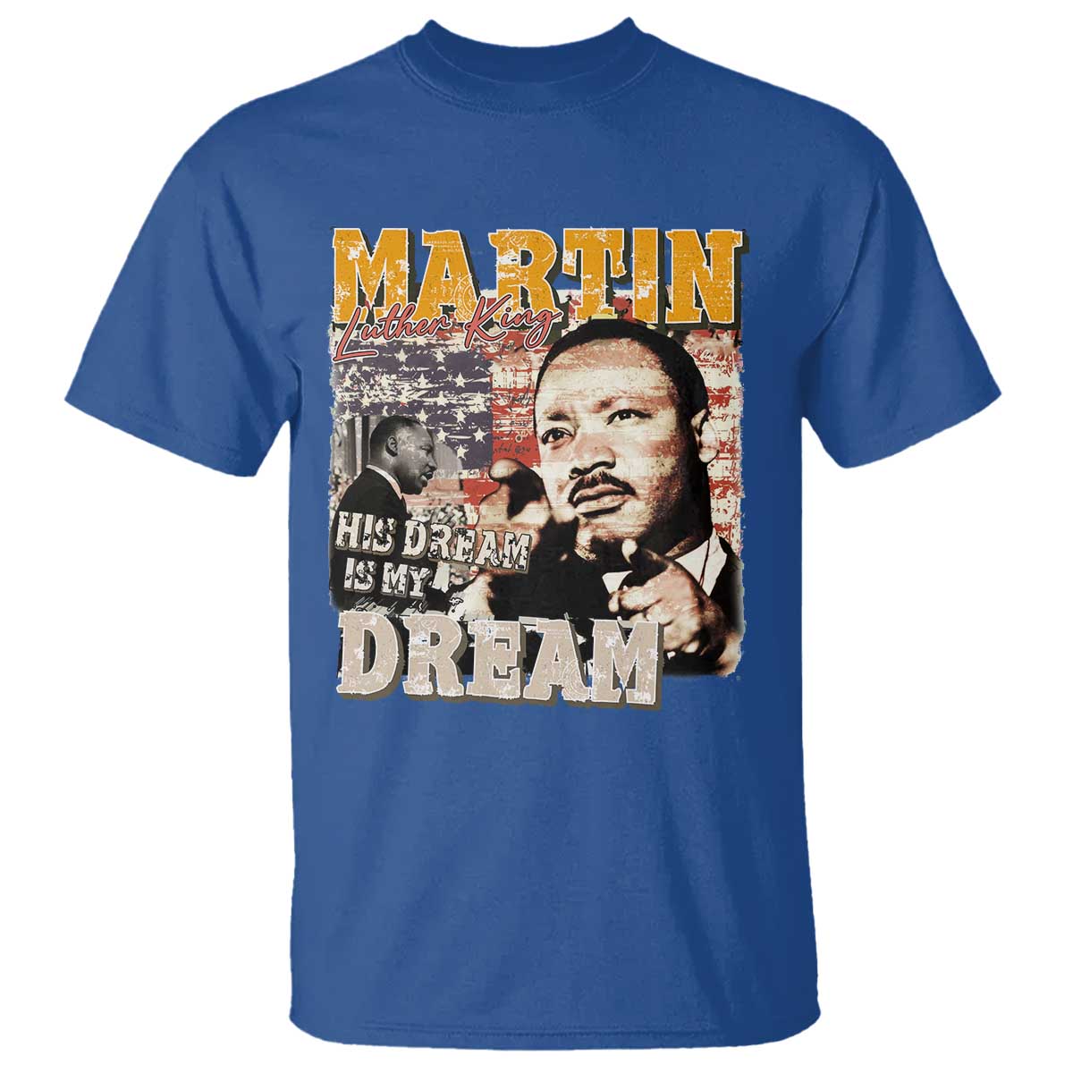 mlk-day-his-dream-is-my-dream-t-shirt-martin-luther-king-vintage-american-flag-black-history-month