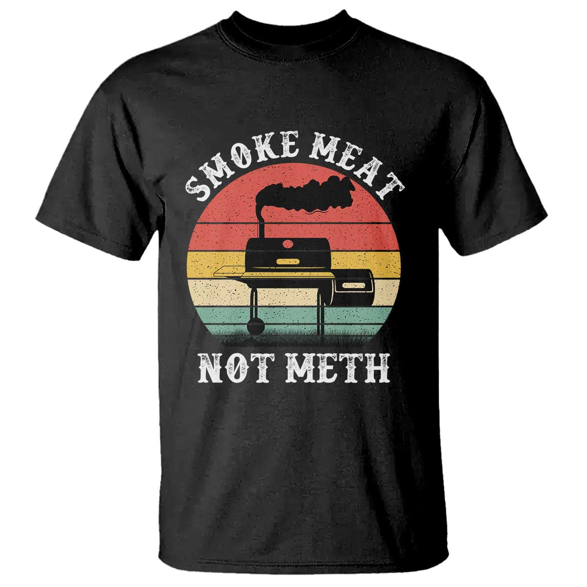 funny-smoke-meat-not-meth-t-shirt-retro-vintage-grilling-bbq
