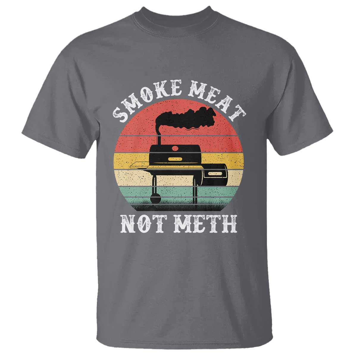 funny-smoke-meat-not-meth-t-shirt-retro-vintage-grilling-bbq