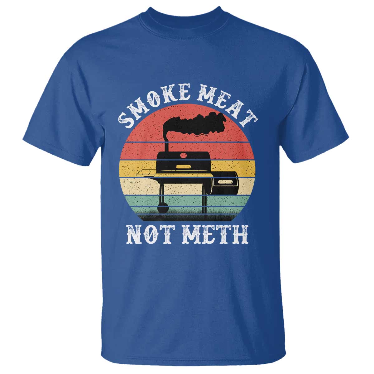 funny-smoke-meat-not-meth-t-shirt-retro-vintage-grilling-bbq