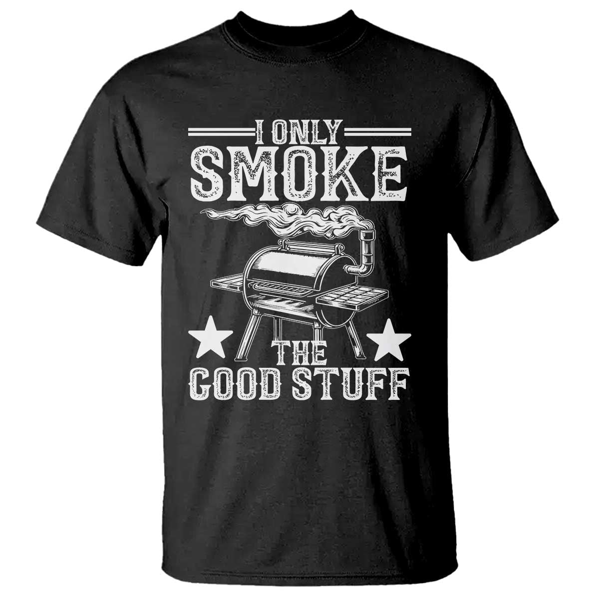 funny-bbq-grilling-i-only-smoke-the-good-stuff-t-shirt-barbecue-grill-fathers-day
