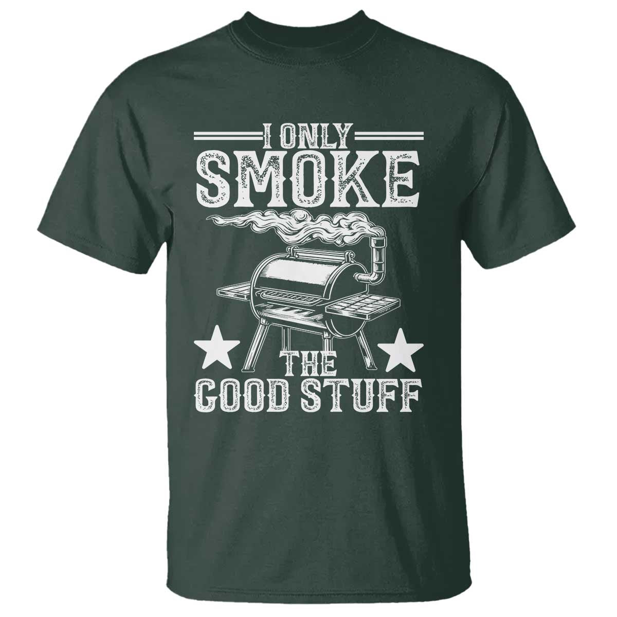 funny-bbq-grilling-i-only-smoke-the-good-stuff-t-shirt-barbecue-grill-fathers-day