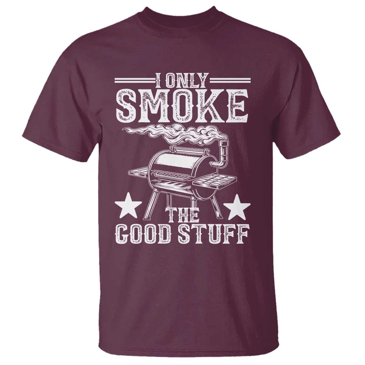 funny-bbq-grilling-i-only-smoke-the-good-stuff-t-shirt-barbecue-grill-fathers-day
